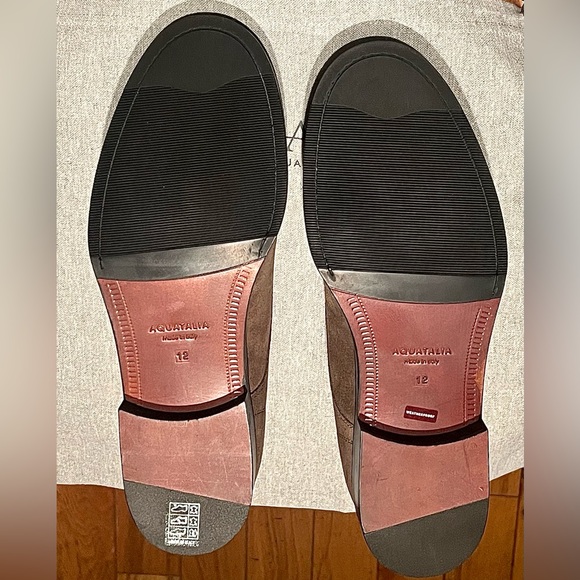 NWT AQUATALIA ARTURO LACE-UP SUEDE OXFORDS MENS 12 - Picture 6 of 6